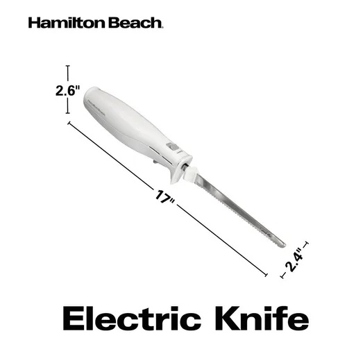 Cuchillo Eléctrico Con Estuche Gris Hamilton Beach 74250r